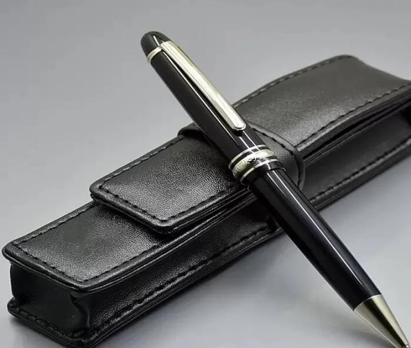 Promotion luxe Msk145 stylo à bille en résine noire écriture stylos à bille papeterie fournitures de bureau scolaire avec numéro de série5141957