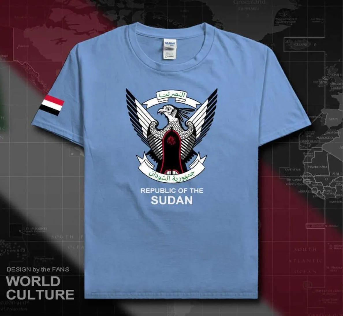 North Sudan Sudanese men t shirt fashion jerseys nation team 100 cotton tshirt clothes tees country sporting SDN Islam 20 X06219676869