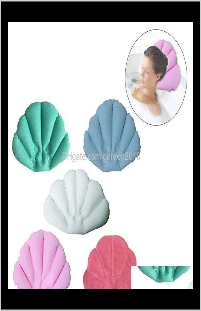 Other Toilet Supplies Pvc Soft Bath Pillow Home Comfortable Spa Inflatable Shell Shaped Bathtub Neck Cushion Bathroom Accessories 3027586