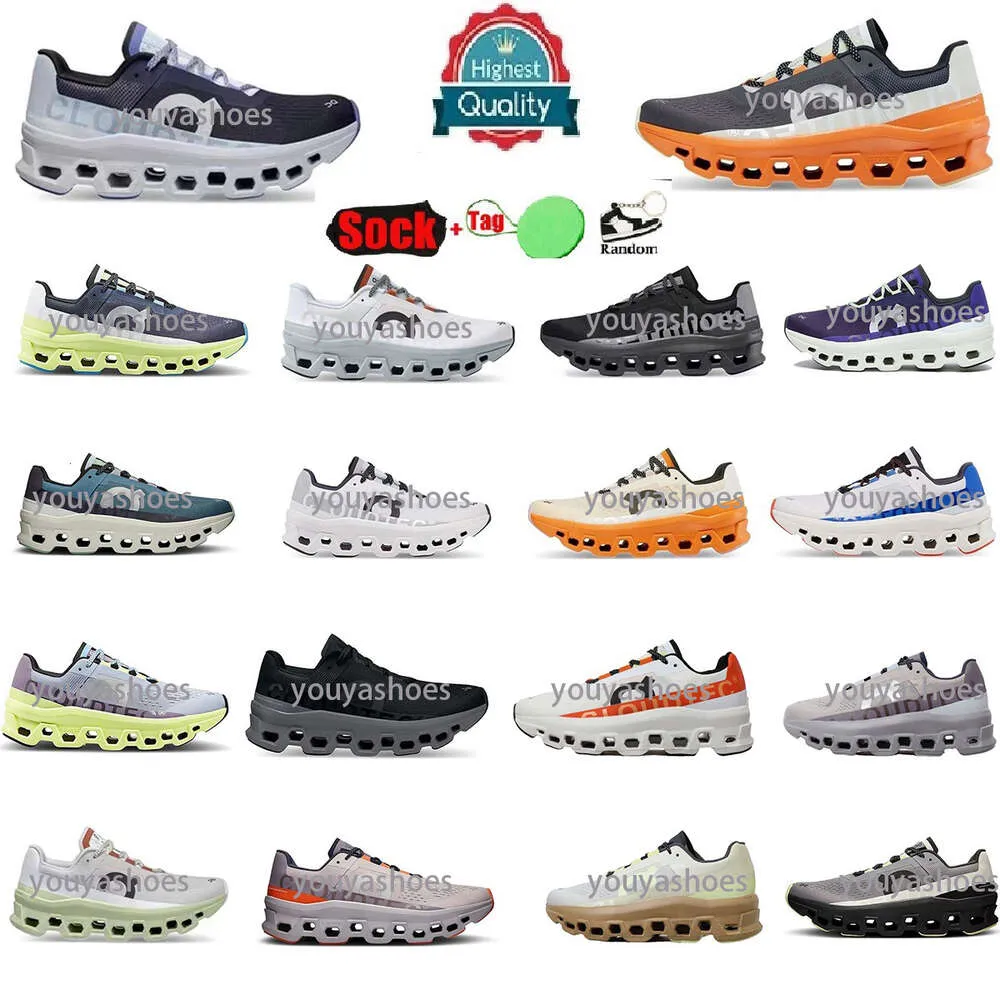 running 2024 cloudmonster shoes Men women cloud monster clouds Eclipse turmeric Iron Hay lumos black trainer sneaker Size 36-45 casual shoes designer shoes