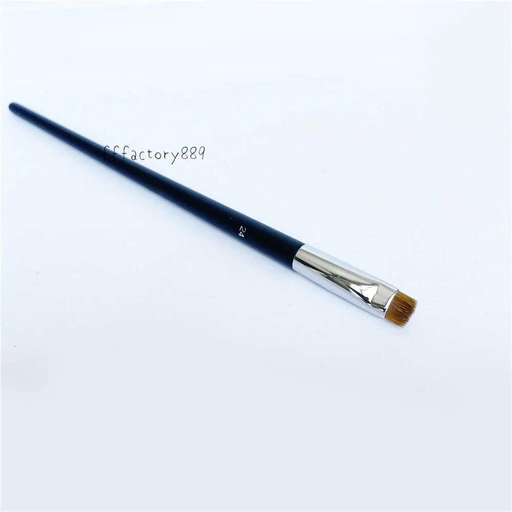 Eyeliner Brush No 24 - 100% Weasel Hair Makeup Brush - Eyelash Compact Liner Blending Eye pencils Perfect Eye Defining Cosmetics Br