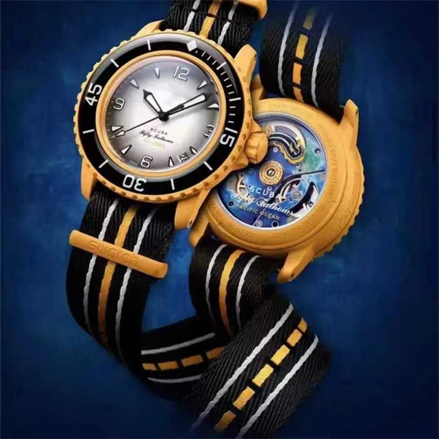 10% de réduction Watch Watch Mens Five Ocean Automatic Quartz Full Function Movement Limited Edition