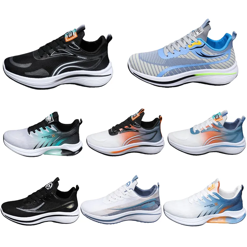 Novos sapatos modernos versáteis de outono para esportes masculinos e sapatos casuais sola macia na moda popular respirável ultra leve tênis de corrida 38 tendências tendências
