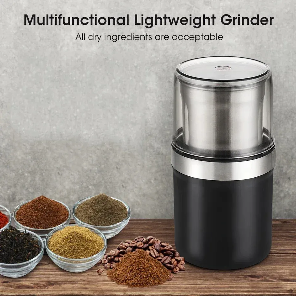 Grinders Multifunctional Food Grinder Electric Coffee Bean Grinder Grains Spices Hebals Cereals Coffee Dry Grain Mill Beans Crusher