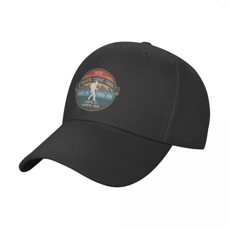 Casquettes de balle Pacific Crest Trail 2024 Randonneurs Casquette de baseball Chapeau moelleux Chapeaux à la mode personnalisés pour femmes hommes