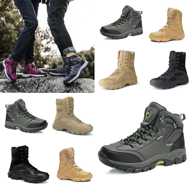 Zapatos de senderismo unisex de alta calidad Nueva marca al aire libre para hombres Deporte Cool Trekking Montaña Mujer Escalada Atlético personalizar lucha libre caza GAI