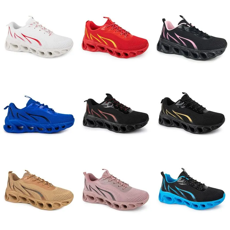 hommes femmes chaussures de course GAI noir blanc violet rose vert bleu marine jaune clair beige nude prune hommes formateurs baskets de sport soixante-dix-sept