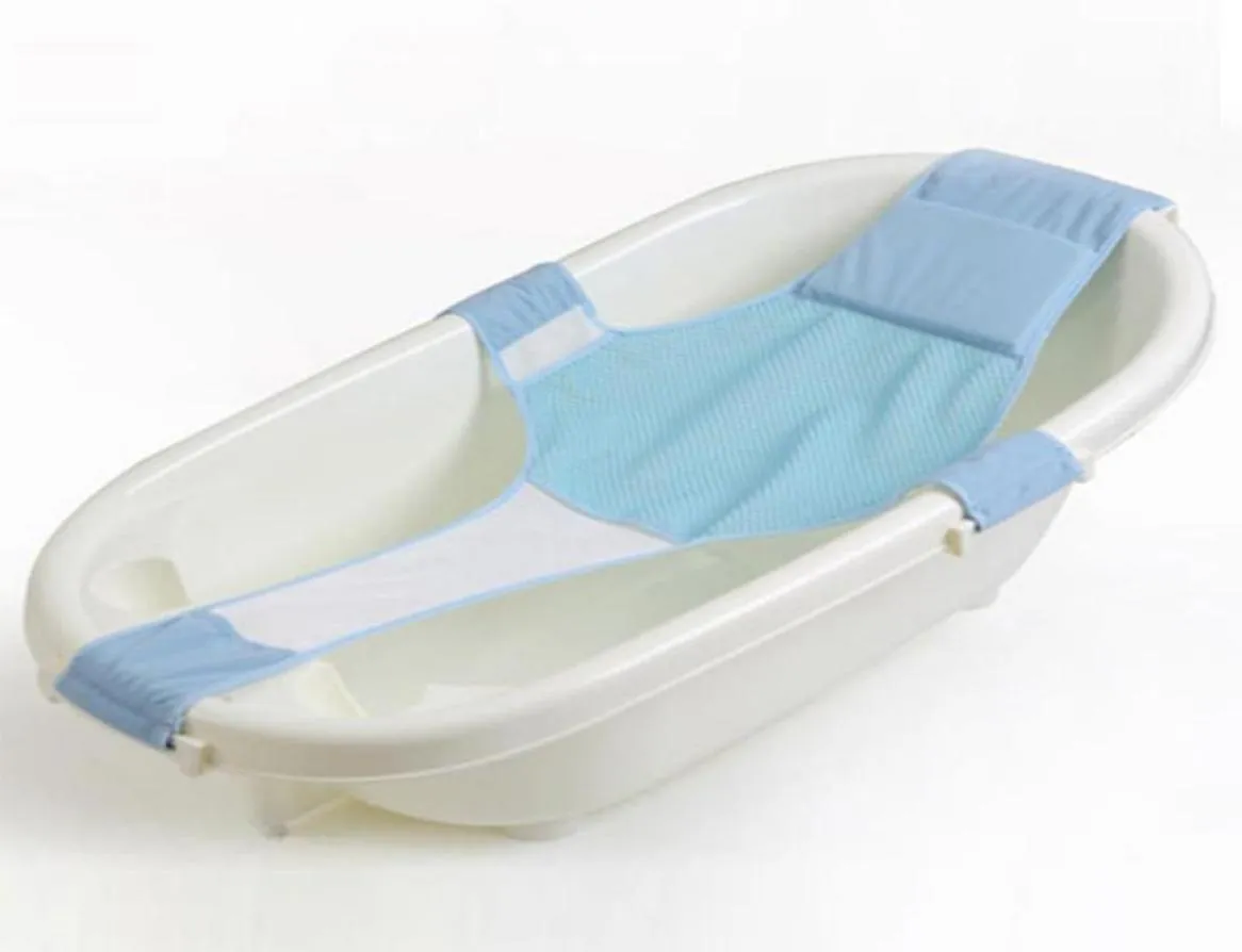 Bathing Tubs Seats Baby Care Adjustable Infant Shower Bathtub Born Bath Net Kids Safety Security Seat Support Toddler Cradle Bed9323071