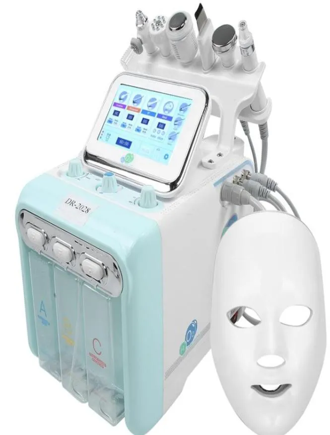 Nyaste små bubbelvatten syre ansiktshudföryngring Mouisture Remover Deep Cleaning Microdermabrasion Hydrogenbeauty Machine4628164