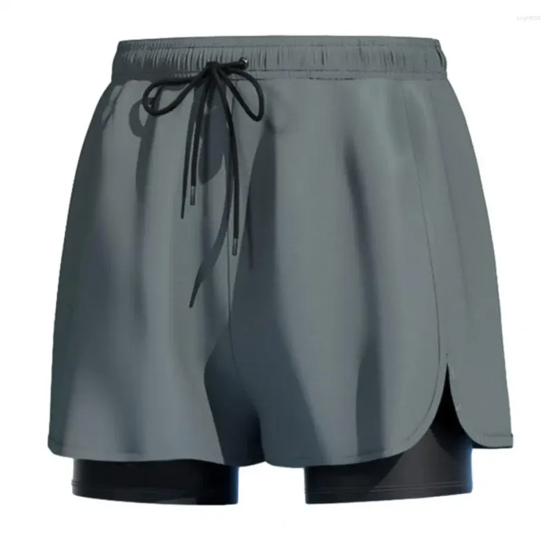Men's Swimwear Supportive Compression Liner Swim Shorts Swimming With Elastic Waist For Summer