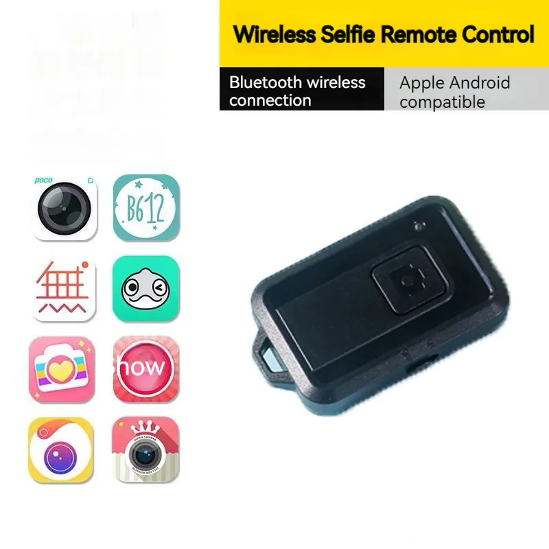 Novo botão de virar página remoto câmera sem fio controle remoto mini temporizador Tiktok controle de vídeo curto gravação de vídeo para telefone Apple Huawei Xiaomi Android