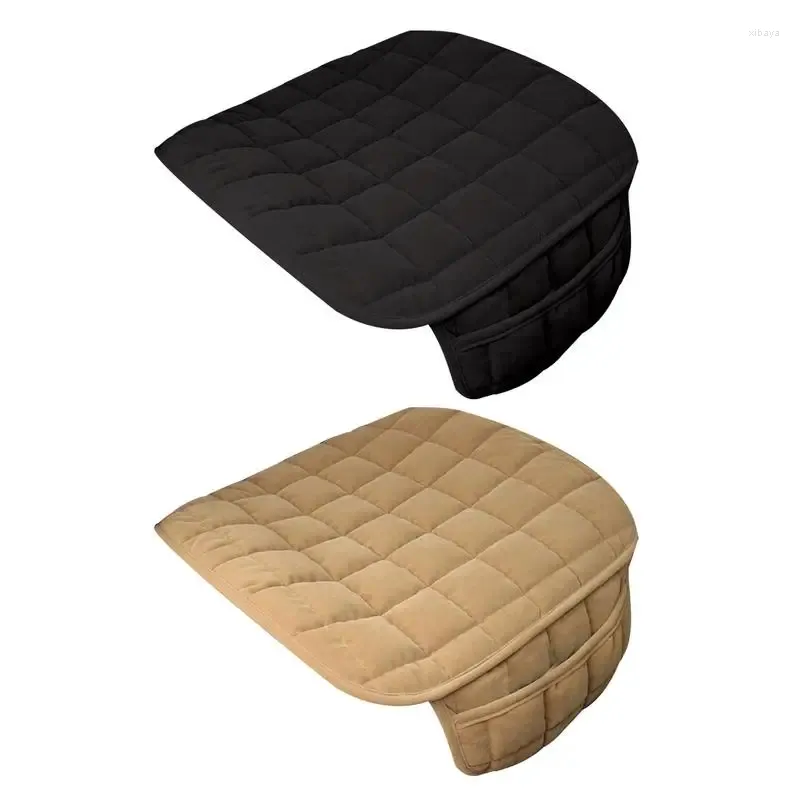 Autostoelhoezen Waterdicht Kussen Comfort Universele Winter Warme Hoes Pluche Auto Zachte Mat Protector Pad