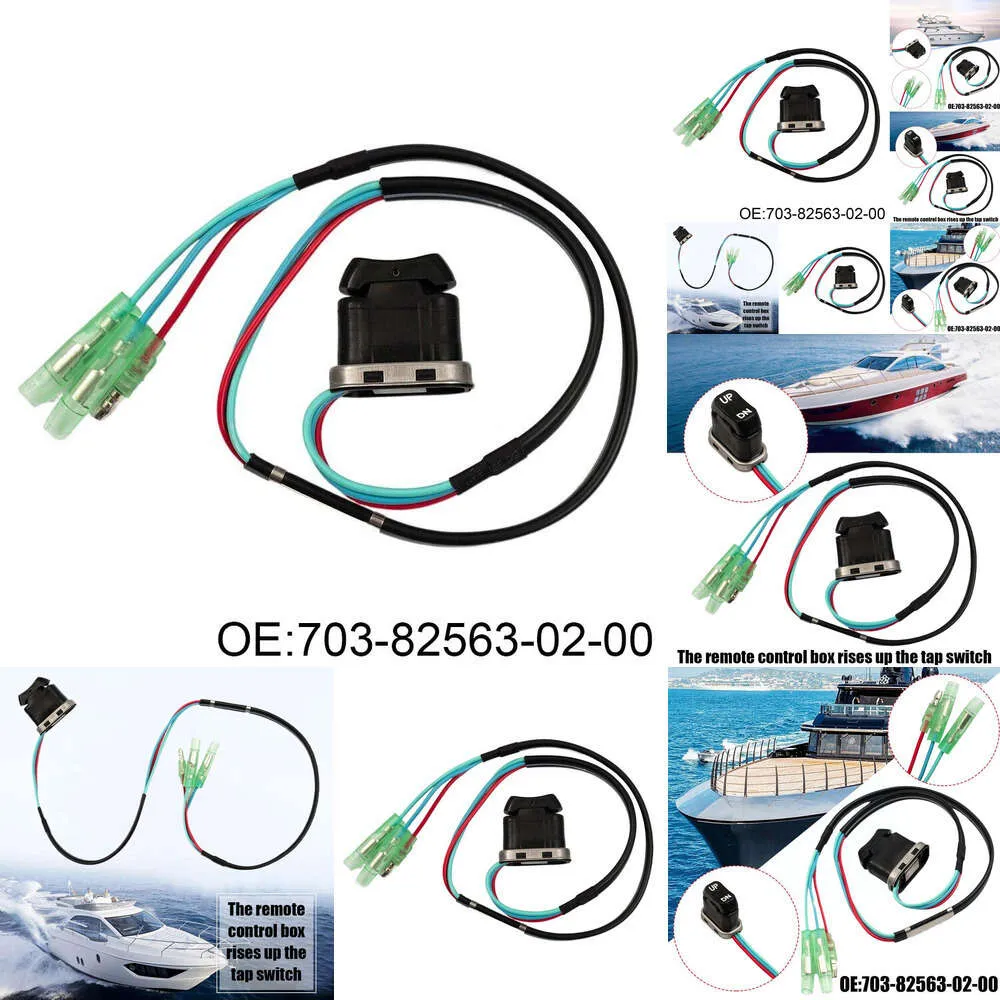 Nova caixa de controle remoto frontal interruptor de elevação e inclinação externo adequado para motor yamaha 703-82563-02 y9n2 novo