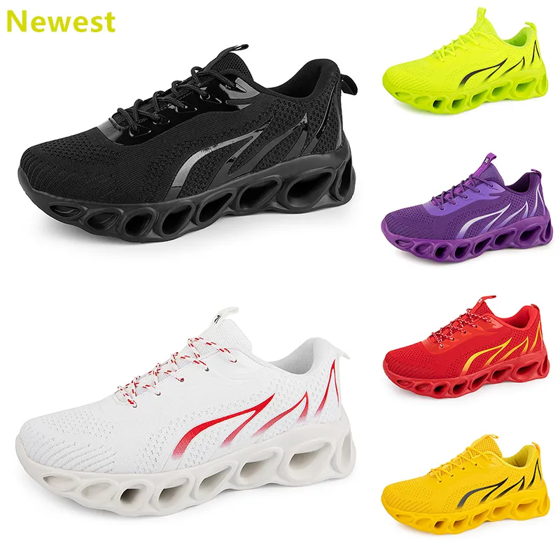 2024 hot sale running shoes mens woman whites navys cream pinks black purple gray trainers sneakers breathable color 61 GAI