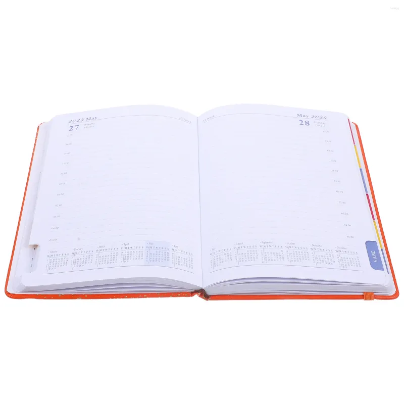 Książka agendy cotygodniowe kalendarz notatnik notatnik notesowy planista harmonogram pracy