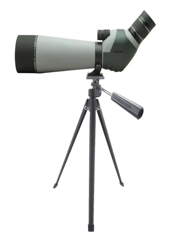 Utomhusjakt 2060x80 Spotting Scope Zoom Telescope kraftfull monokulär BAK7 Prism Vattentät Dual Focus System med TRIPOD1045227