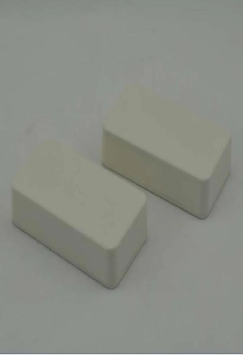 2X 1590B Style Hammond aluminium Stomp Box effets pédale boîtier blanc 4099381