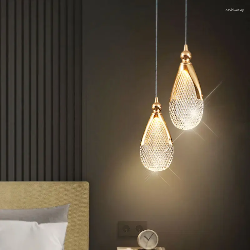 Lampade a sospensione Luci LED nordiche Illuminazione per interni Lampada a sospensione a soffitto Luce vivente Camera da letto moderna Sala da pranzo Apparecchi decorativi