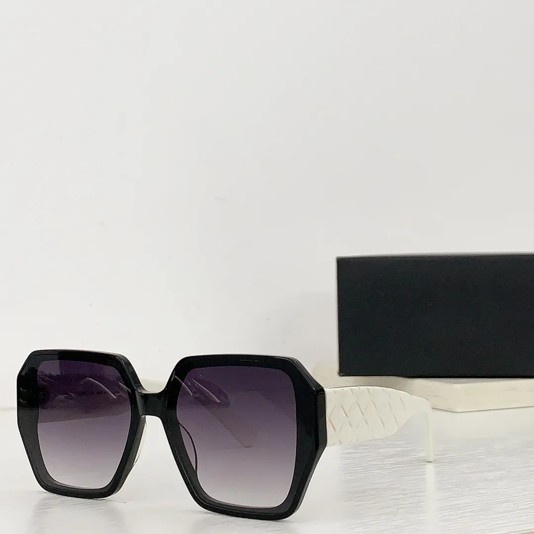 CH6308 جديدة سميكة سميكة النظارات الشمسية الملونة ملونة النساء عتيقة أزياء الأزياء الأزياء الأسيت