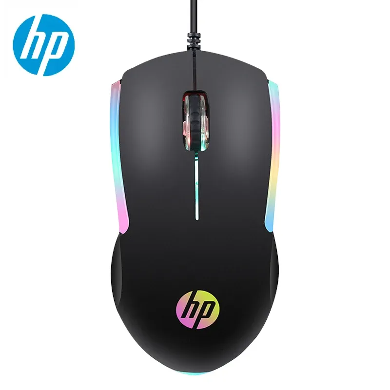 Мыши HP M160 Проводная мышь RGB Ноутбук Настольный компьютер Бизнес-офис Игры