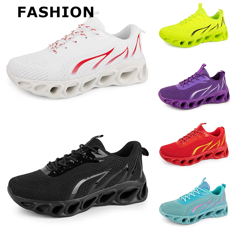 Männer Frauen Laufschuhe Schwarz Weiß Rot Blau Gelb Neon Grün Grau Herren Trainer Sportmode Outdoor Sportschuhe 38-45 GAI Farbe34