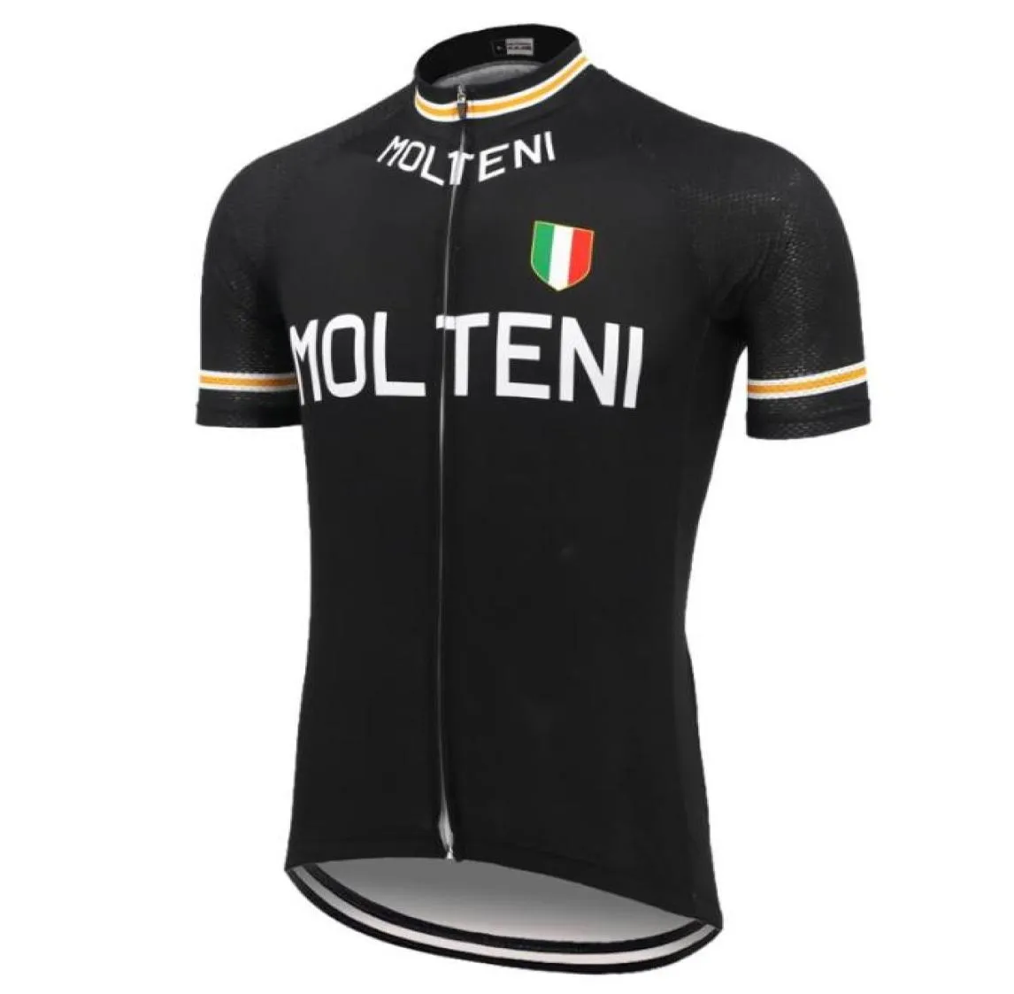 Classic Molteni Black Cycling Jersey Ropa Ciclismo Go Pro Team Bike Ubranie MTB Jersey Outdoor Sports Rower