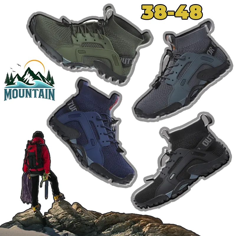 Chaussures de sport Chaussures de créateurs Hommes Respirant Homme Femmes Chaussures d'alpinisme Aantiskid Randonnée Résistant à l'usure Entraînement Sneaker Entraîneur Coureur Casual GAI