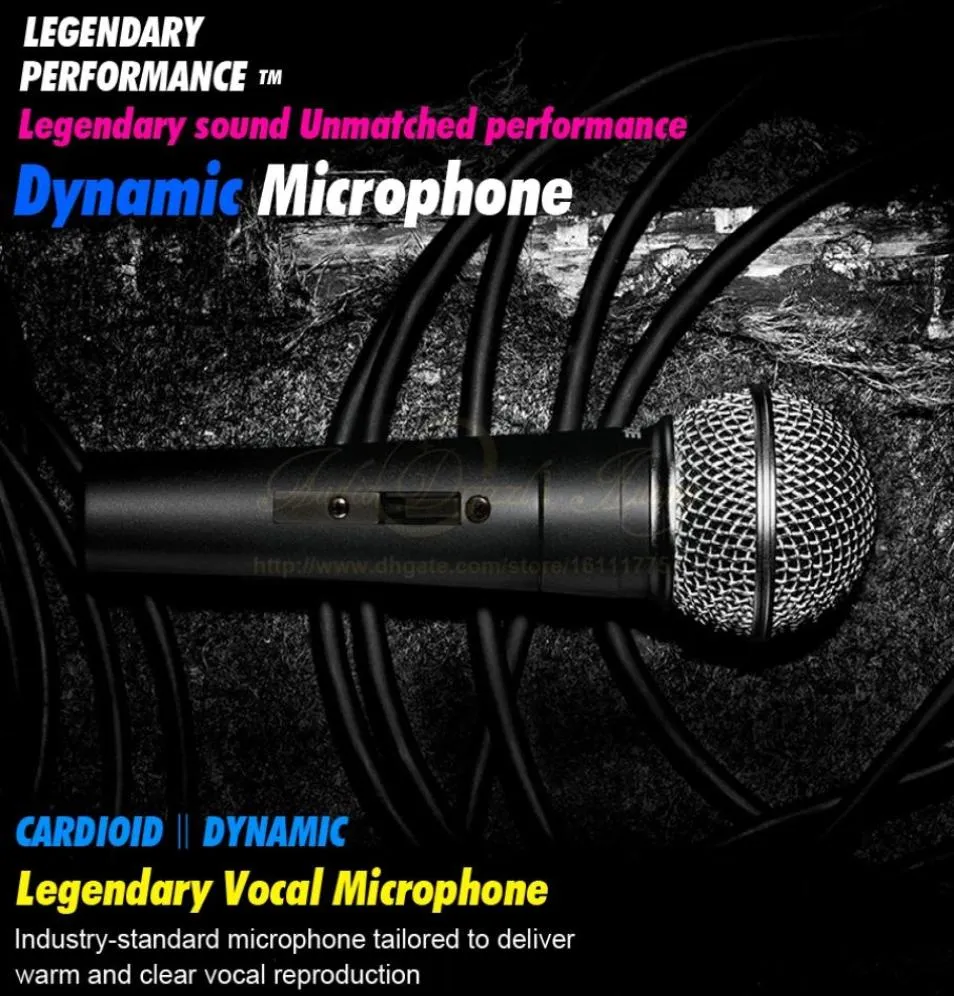 الجودة SM 58 58LC SM58LC مفتاح Handheld Wired MIC PC Karaoke Mixer Cardioid Mocal Microphone Moving Coil Mike for SM58S 7116803