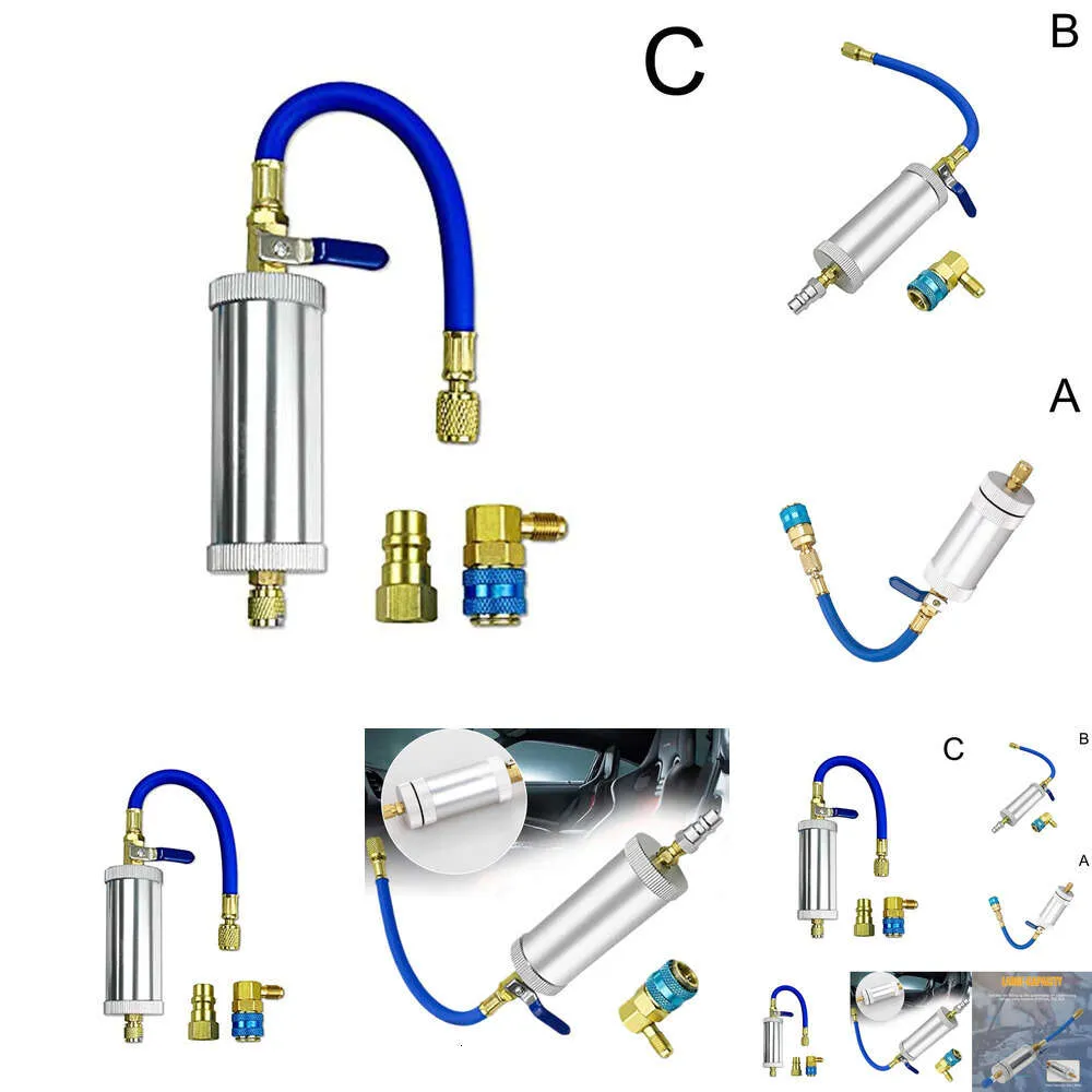 Ny 1 PCS Conditioner Kylmedlet R12R134A Verktyg Kylning Luftcylinderoljefyllning Konditionering Fillin M1Z9 Ny