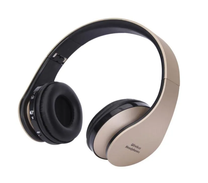 Cuffie Bluetooth Auricolari da gioco wireless pieghevoli Cuffie per DJ musicali con microfono Spina cablata da 35 mm per telefono cellulare PC8952222