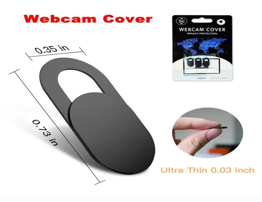 2021 100PCS Webcam Copertura Universale Del Telefono Antispy Copertura Della Macchina Fotografica Per PC Maok Tablet lenti Privacy Sticker6041332