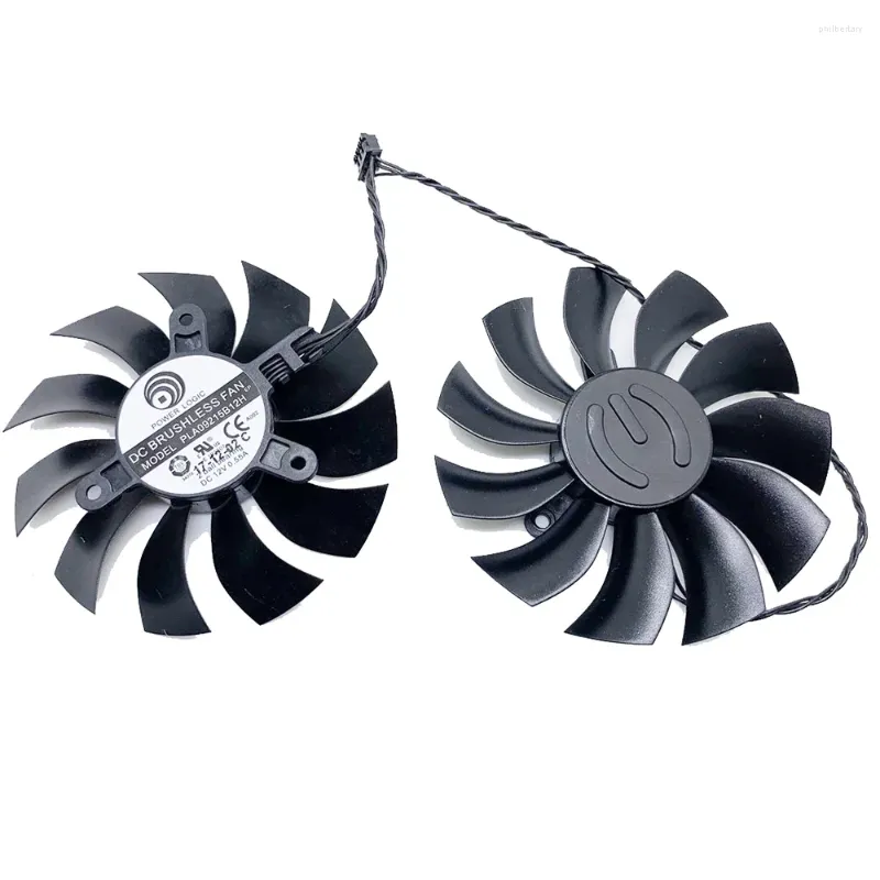 Refroidisseurs d'ordinateur 87mm PLA09215B12H 4PIN Ventilateur Remplacer pour EVGA GTX 1080 1070 1060 GTX1060 GTX1070 GTX1080 VGA Cooler Graphics Video Card