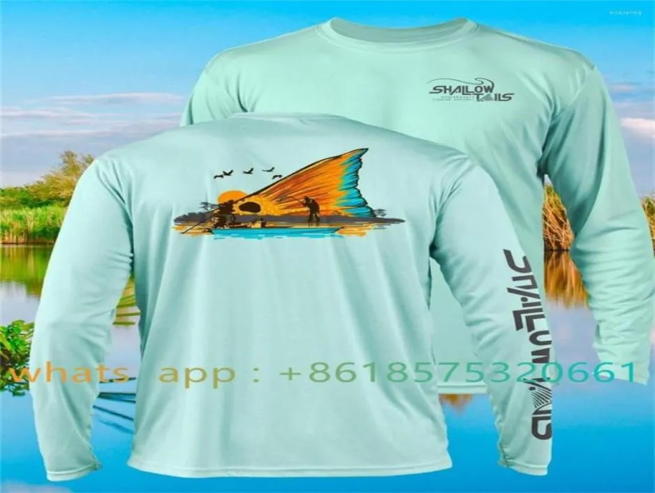 Jaktjackor fiske kläder skjorta män sommar camisa de pesca andningskläder uv skydd tröjor6835189