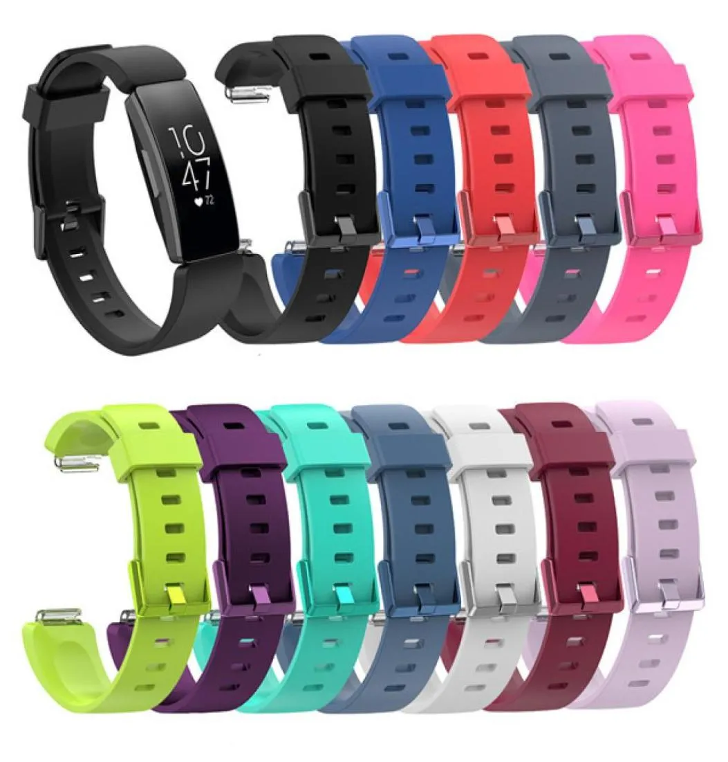 Para fitbit inspire inspire hr cinta de silicone pulso relógio inteligente banda inspire atividade rastreador relógio inteligente acessórios pulseira br9593236