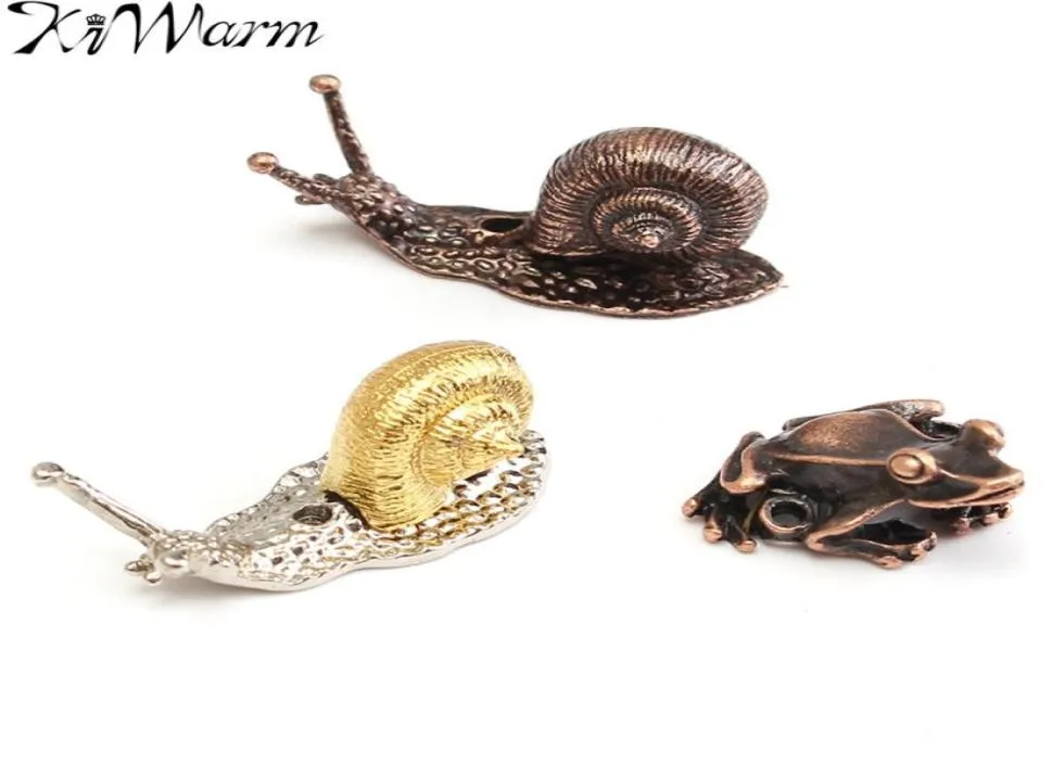 Hela 1st Red Copper Alloy Animal Toad Snail rökelsebrännare för rökelsepinnar Handgjorda Craft Ornament Diy Home Decor8125249