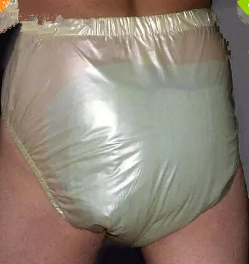 E nouveauté pour les personnes âgées FUUBUU2203YellowM1PCS Incontinence pantalon en plastique couche adulte pantalon d'incontinence couches de poche 4473233