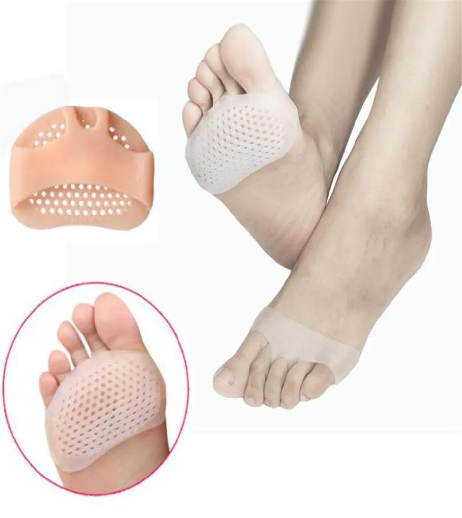 Almofadas metatarsais de silicone para antepé, alívio da dor, massagem nos pés, protetor antiderrapante, almofada elástica de salto alto, cuidados com os pés 4315550