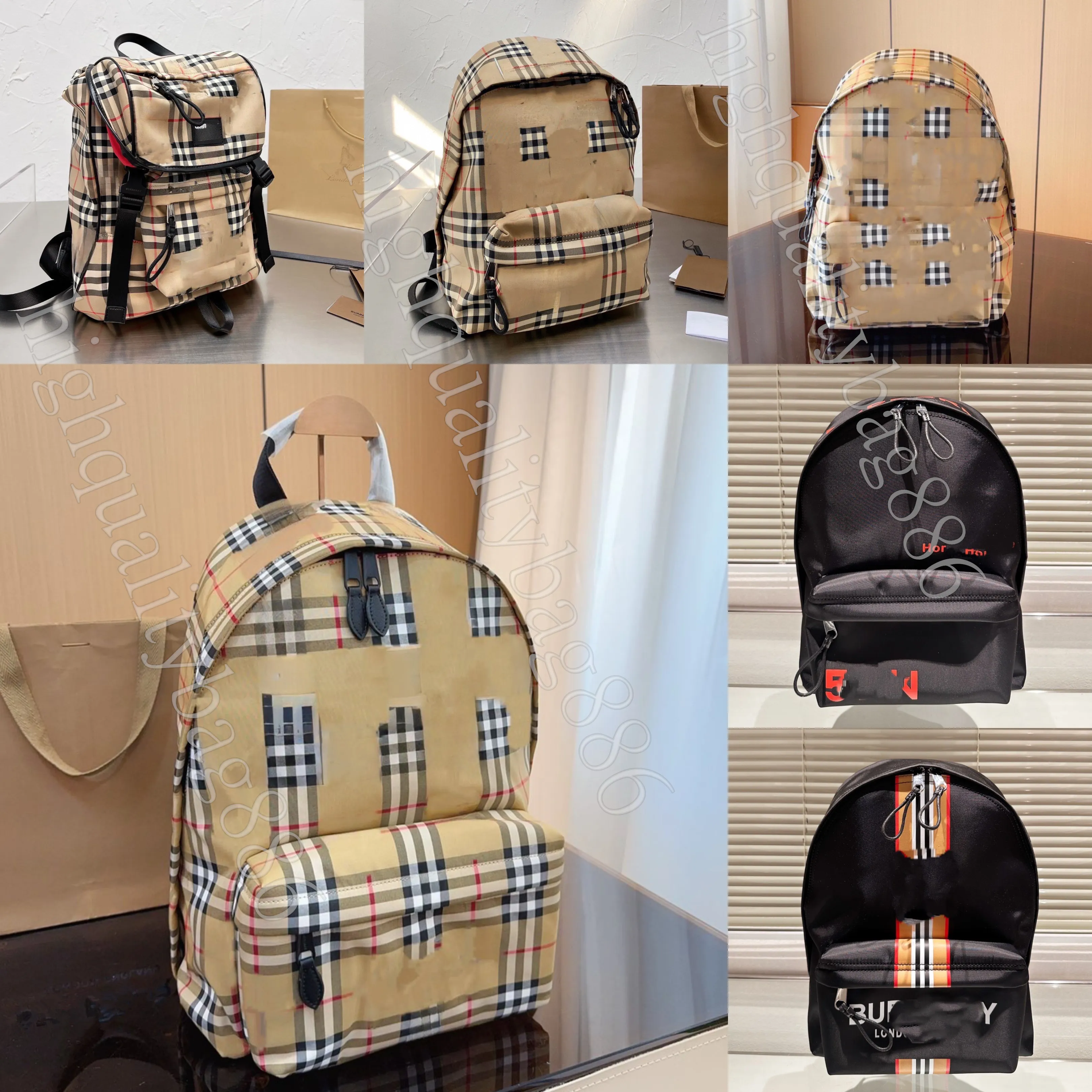 Homens de mochila e mulheres de alta qualidade Travels Metal Metal Acessórios de metal vintage Backpack de bolsa escolar de duas vias