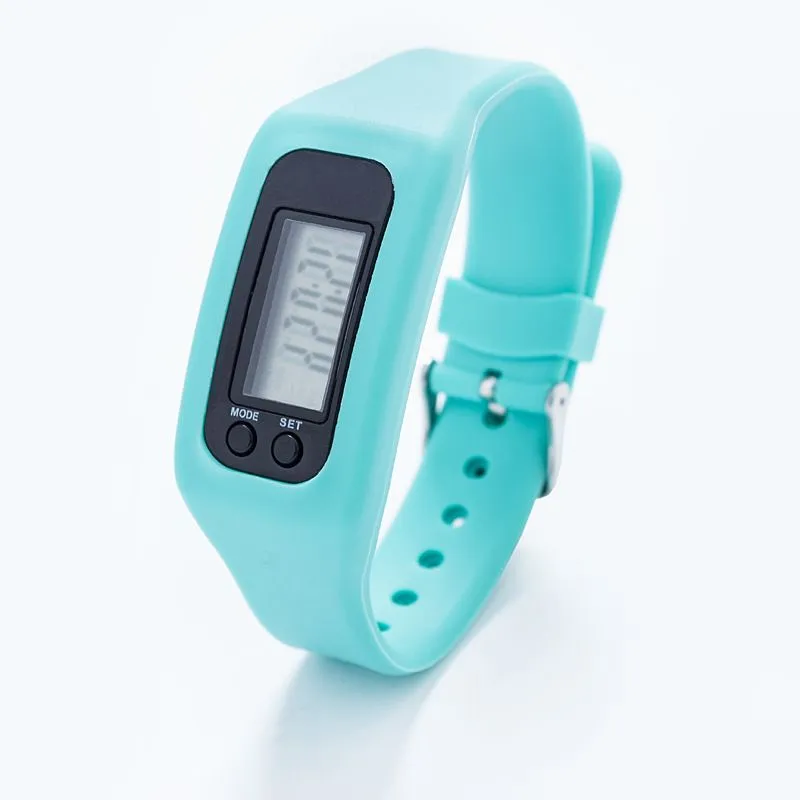 Digital LED Pedometer Smart Multi Watch silicone Run Step Walking Distance Calorie Counter Watch Electronic Bracelet Colorful Pedometers