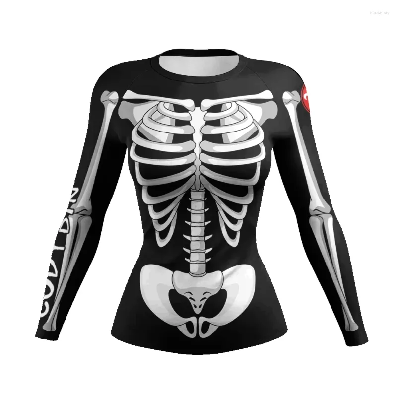 T-shirts pour femmes Cody Lundin Skull Print 3D Compression Top Woman MMA Jitsu T-shirt