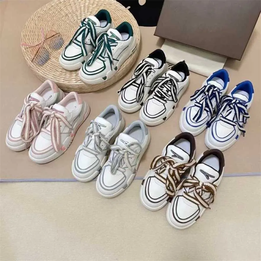 38% OFF shoes 2024 Spring Autumn New Genuine Leather Womens Board Sports and Casual Trendy Small White Shoes Flat Bottom Low Top Lacing Academy Style