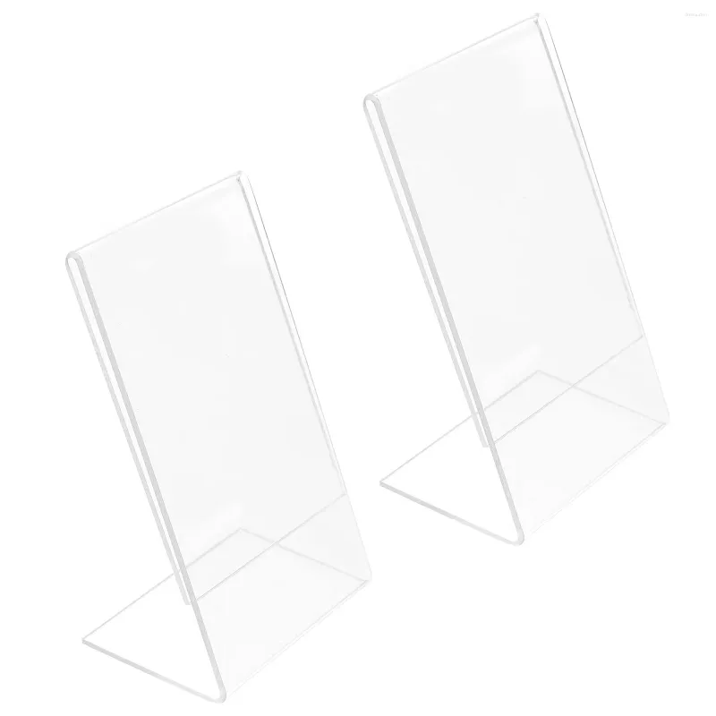 Frames Transparent Acrylic Po Frame Simple Picture Poster Display Stand Pocard Holder Office Desktop Ornament