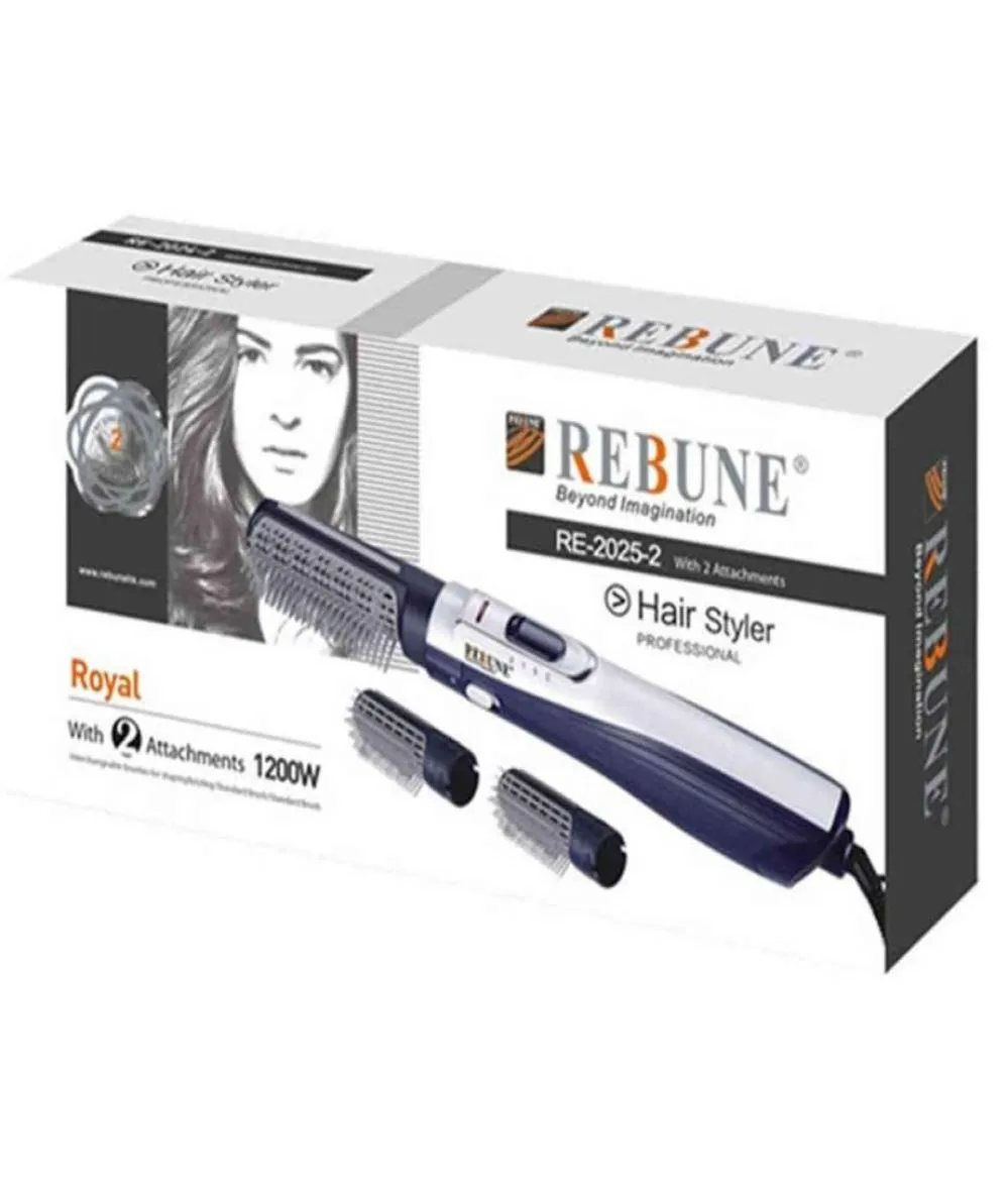 REBUNE 2025 220V 1200W New Styling Tools Powerful Multifunctional Hair Dryer Air Styler Brush7387348