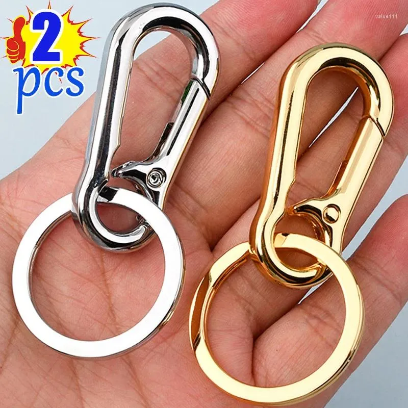 Klasyna 6 stylów klamra klamry klamry hak stalowy Stron STATH CARABINER KLUKOWA KLUCZOWA AKCESORIA METALNY KLUCZOWY PIERŚCIEŃ KLUCZOWY