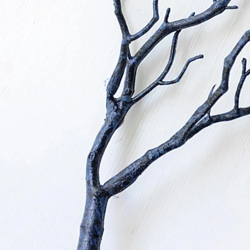 Flores decorativas folha simulação ramo de árvore decoração interior 35cm arte plástico pro superior alta qualidade