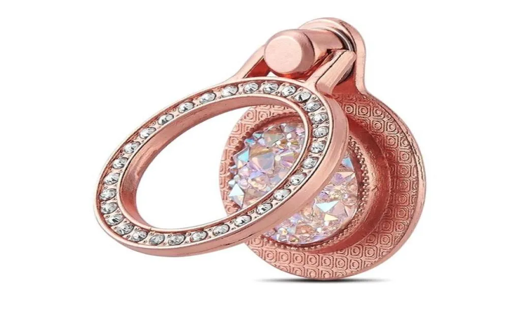Ring Pinge Phine Phone Holder Bling Diamond Smartphone Stander dla iPhone Samsung Universal Stents MOUTH TELEFON MOUTH3183615