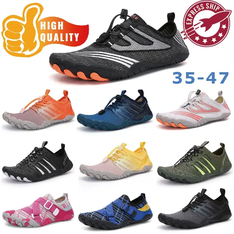 Women Men Quick-dry Surfings Breathable Mesh Water Shoes Beach Sneaker Diving Socks Non-Slip-Sneaker Swimming Casual GAI softy comfort