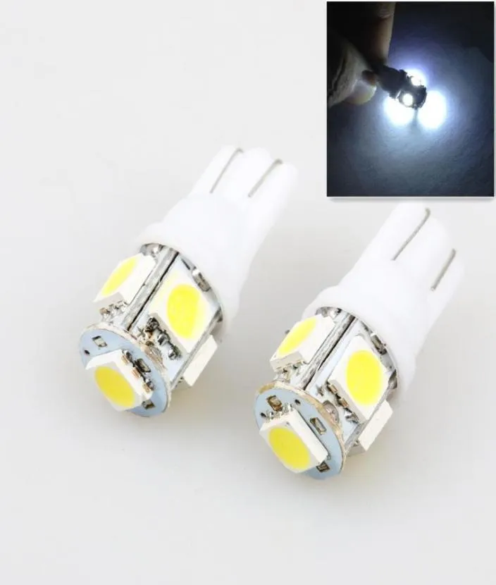 2PCS LED CAR DC 12V LAMPADA LIGHT T10 5050 SUPER WHITE 194 168 W5W T10 LED Parking Bulb AutoウェッジクリアランスLAMP6275810