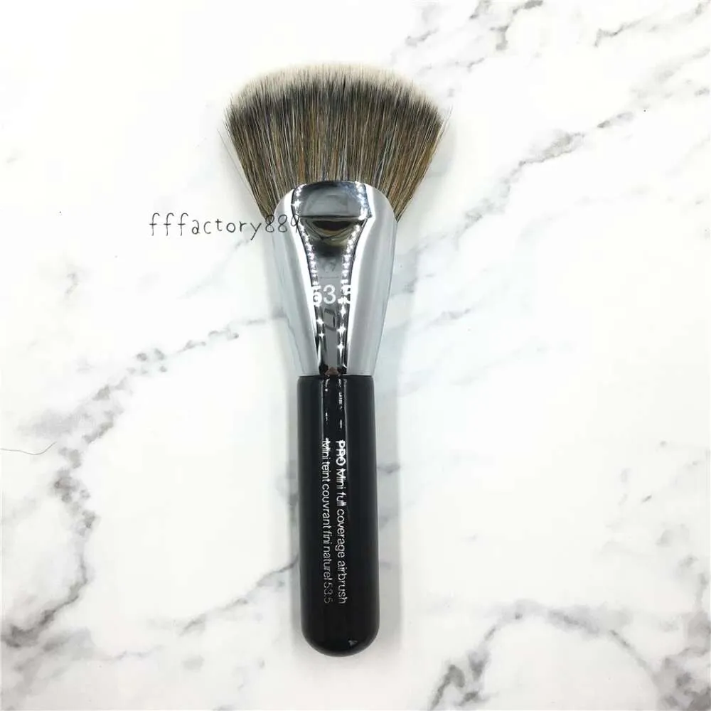 Pro Full täckning Mini Fan Airbrush #53.5 - Definierad Highlight Contour Foundation Po Brush - Beauty Makeup Brushes Blen