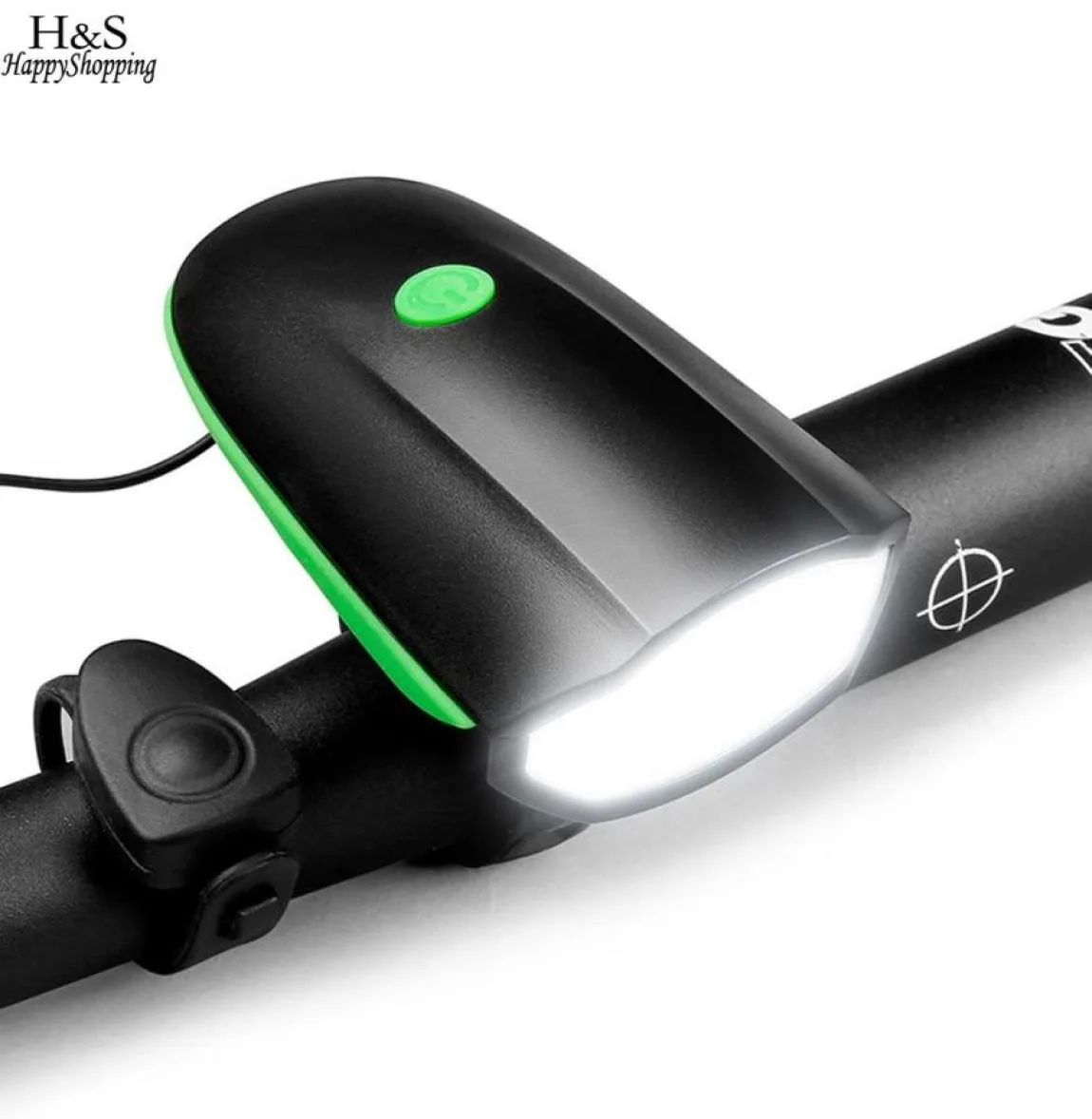 Accessory With Light With Light Bell Bell Handlebar Set Outdoor Battery Bicycle Bicycle Cycling8596269